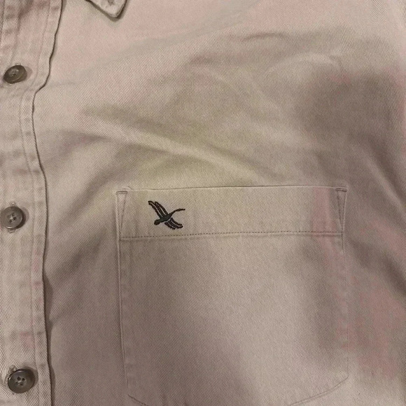 Eddie Bauer Men’s Button Up Size Medium Polo Long Sleeve - Picture 2 of 7